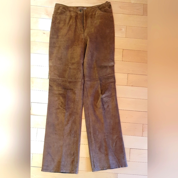 Suede pants washable! - Picture 1 of 3